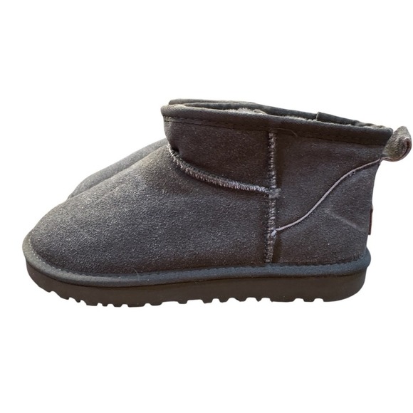 UGG Ultra Mini‎ Boots Gray Size 41 Bootie - Picture 1 of 13